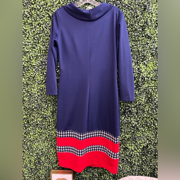 Lila Kass Navy Dress long sleeve - Picture 4 of 4